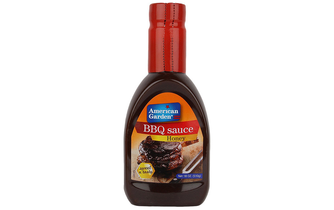 American Garden BBQ Sauce Honey Sweet n 'tasty   Plastic Bottle  510 grams